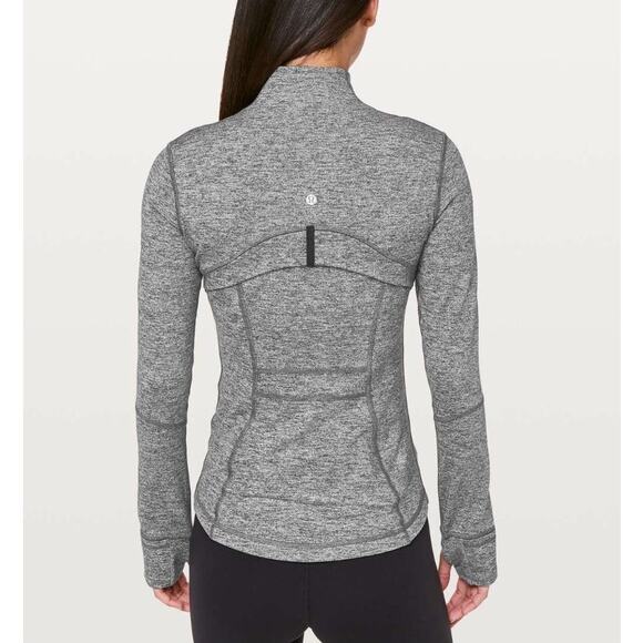 Lululemon Define Jacket Luon Heather Black Size 4 NWT Athletic Slim Fit Stretchy - Picture 8 of 13